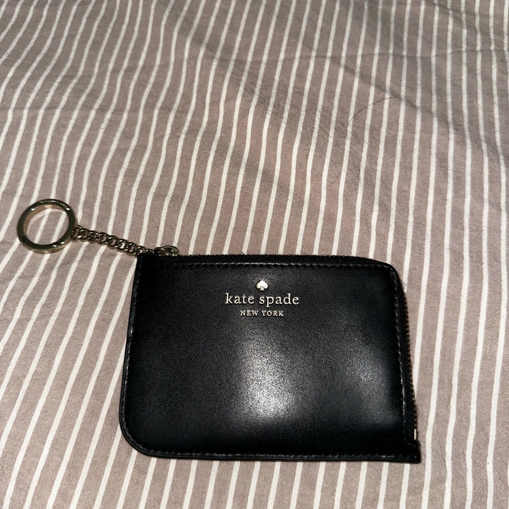 Kate Spade Black Keychain Pouch